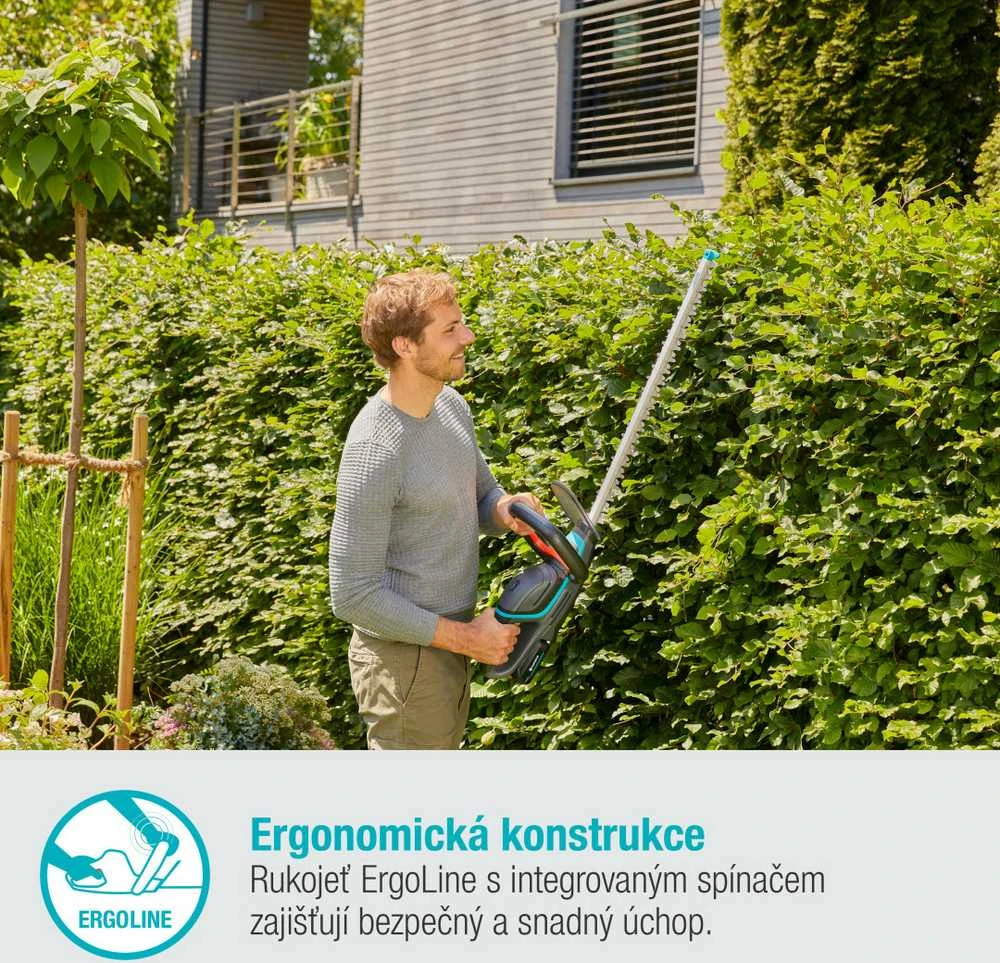 Gardena Akumuliatorinės gyvatvorių žirklės "ComfortCut 60/18V P4A" - be akumuliatoriaus
