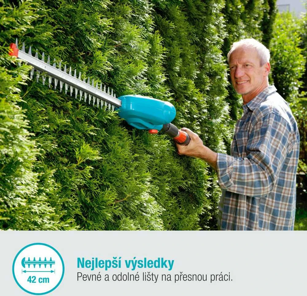 Gardena Akumuliatorinės teleskopinės gyvatvorių žirklės THS 42/18V P4A - be akumuliatoriaus