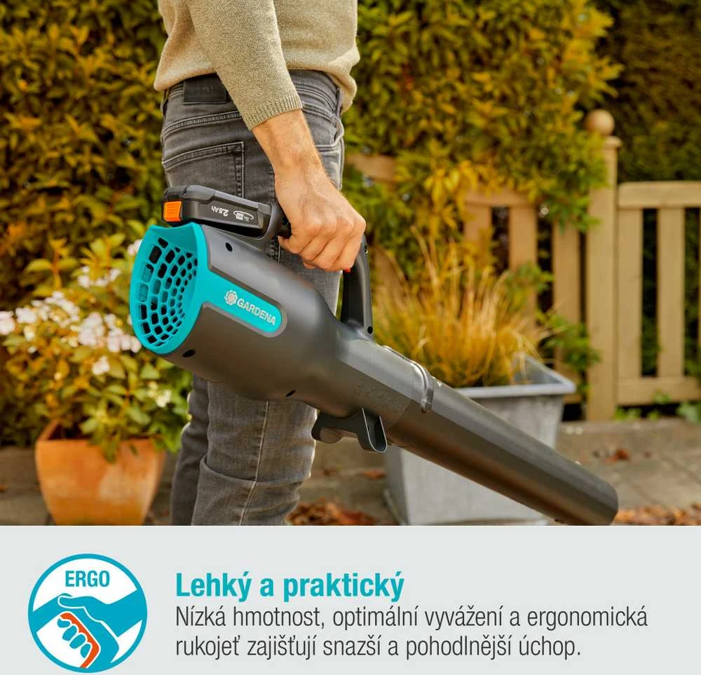 Gardena Akumuliatorinis lapų pūstuvas PowerJet 18V P4A