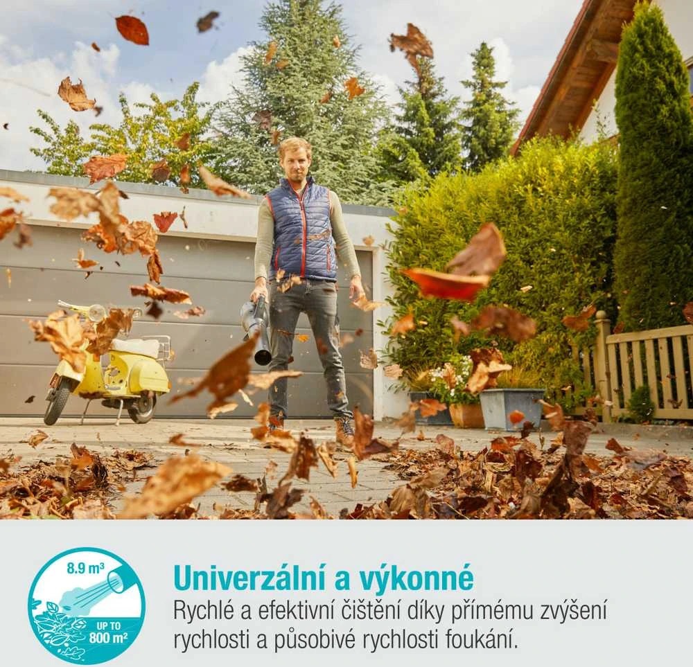 Gardena Akumuliatorinis lapų pūstuvas PowerJet 18V P4A - be akumuliatoriaus