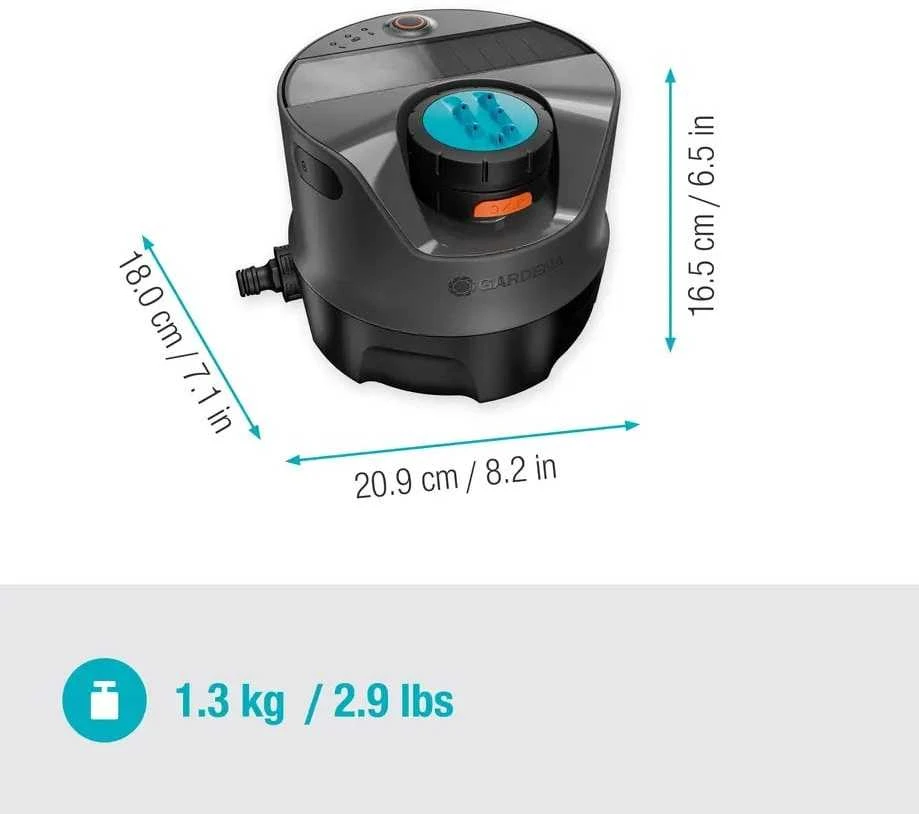 Gardena AquaPrecise saulės energija varomas 16000-29