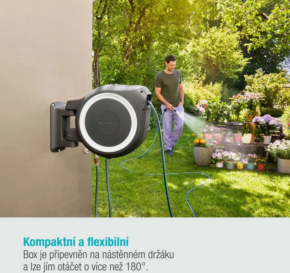 Ritė su žarna Gardena 25m RollUp M/L 9704736-01