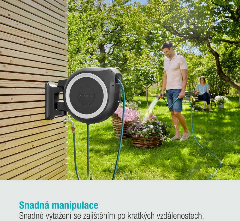 Ritė su žarna Gardena 25m RollUp M/L 9704736-01