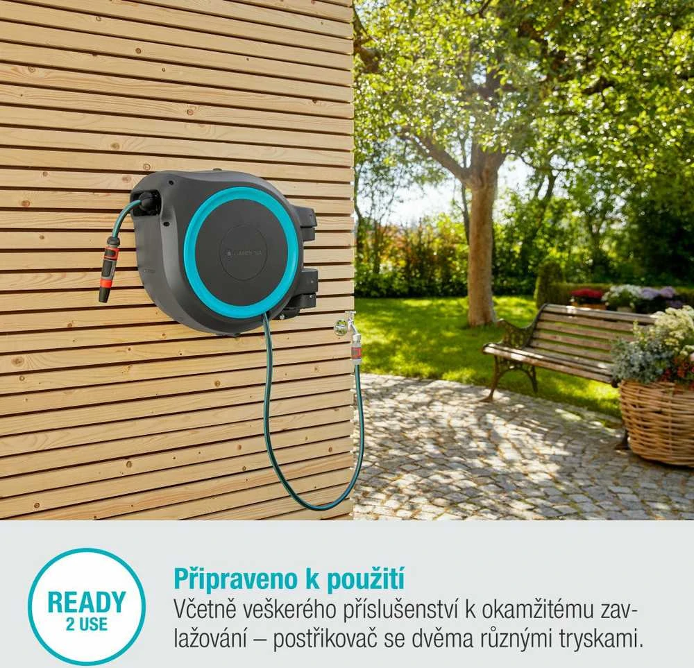 Ritė su žarna Gardena 30m RollUp L g