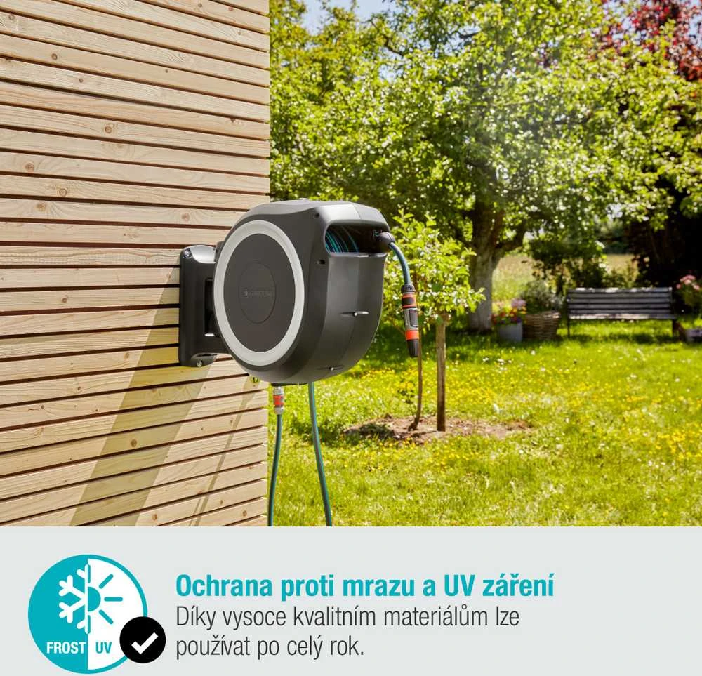 Gardena Prie sienos tvirtinama žarnos ritė "RollUp L"