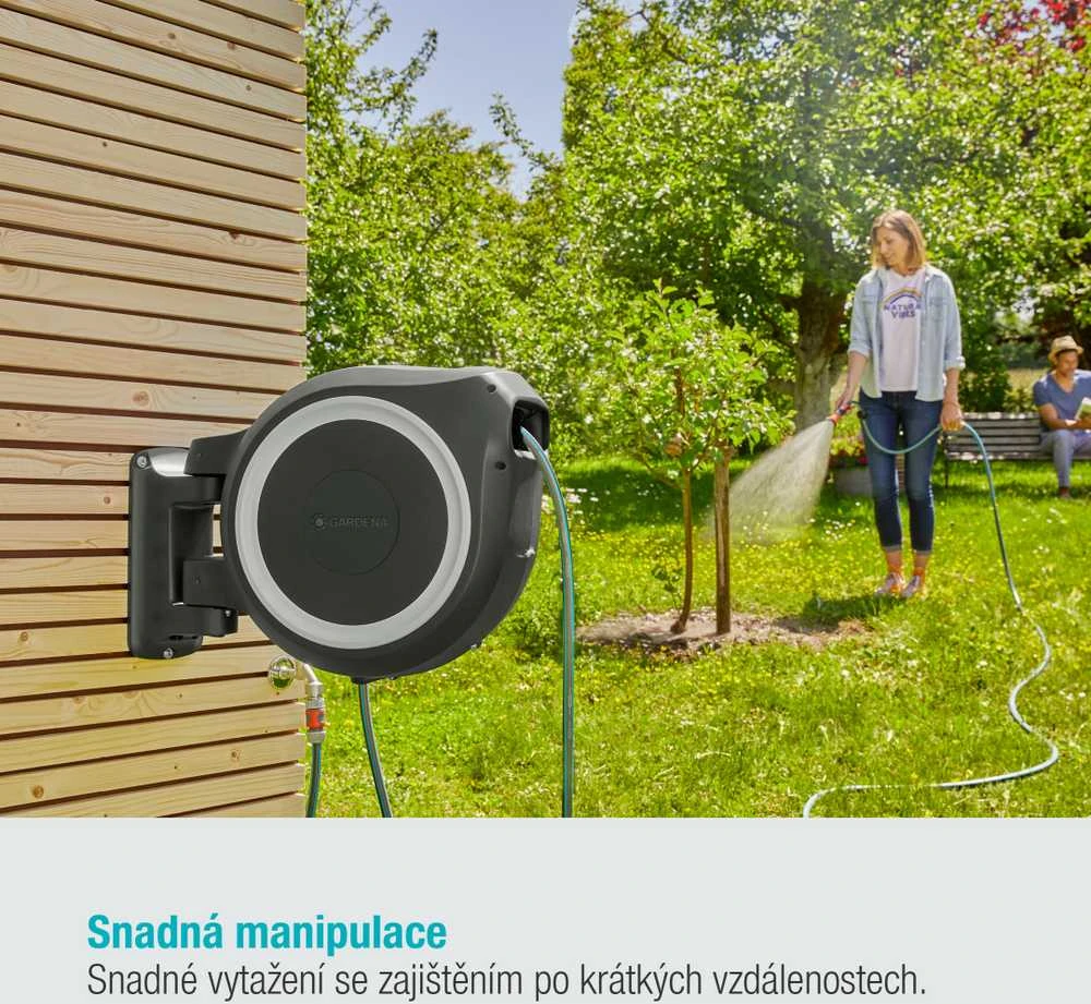 Gardena Prie sienos tvirtinama žarnos ritė "RollUp L"