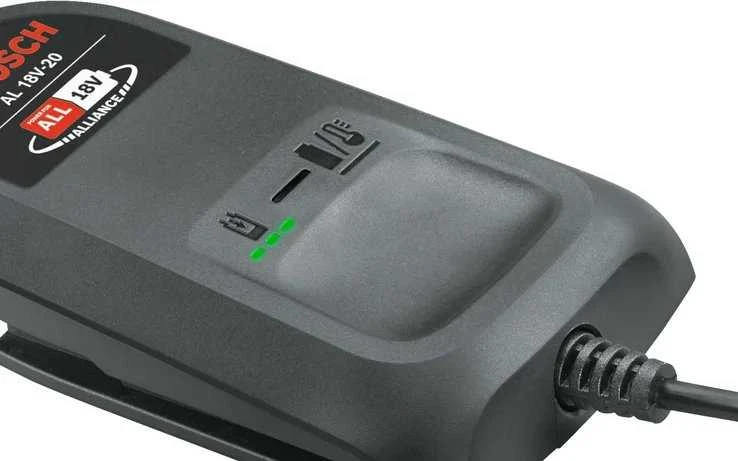 Gardena 18V akumuliatorių įkroviklis su LED indikacija