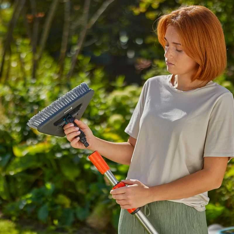 Gardena "Cleansystem" plovimo šepetys "Soft Flex" didesniems, pažeidžiamiems paviršiams