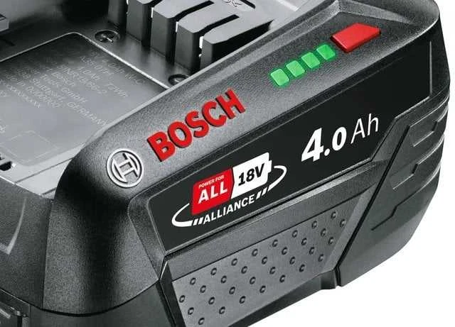 Bosch 18V 4.0 Ah P4A akumuliatorius su įkrovos indikacija