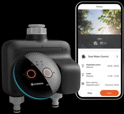 Laistymo Įranga - Gardena Smart Dual Vanduo Control, Bluetooth, 12 Bar