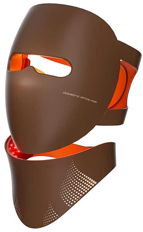 Garett Beauty Skin Ritual LED veido ir kaklo kaukė ruda