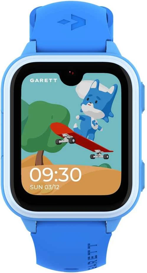 Išmanusis laikrodis su lietuvišku meniu Garett Kids Vibe AI 4G su GPS, kamera, Mėlyna