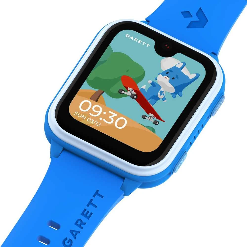 Išmanusis laikrodis su lietuvišku meniu Garett Kids Vibe AI 4G su GPS, kamera, Mėlyna