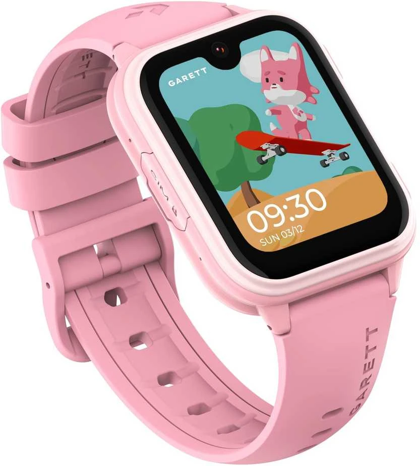 Išmanusis laikrodis Garett Kids Vibe Ai 4G rožinis