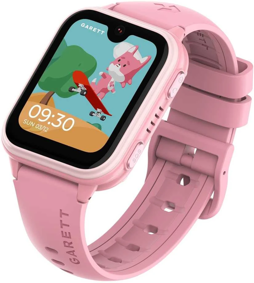 Išmanusis laikrodis Garett Kids Vibe Ai 4G rožinis