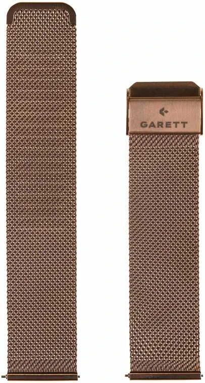 Garett Dirželis universalus plieno rožinė złoto mesh 18 mm