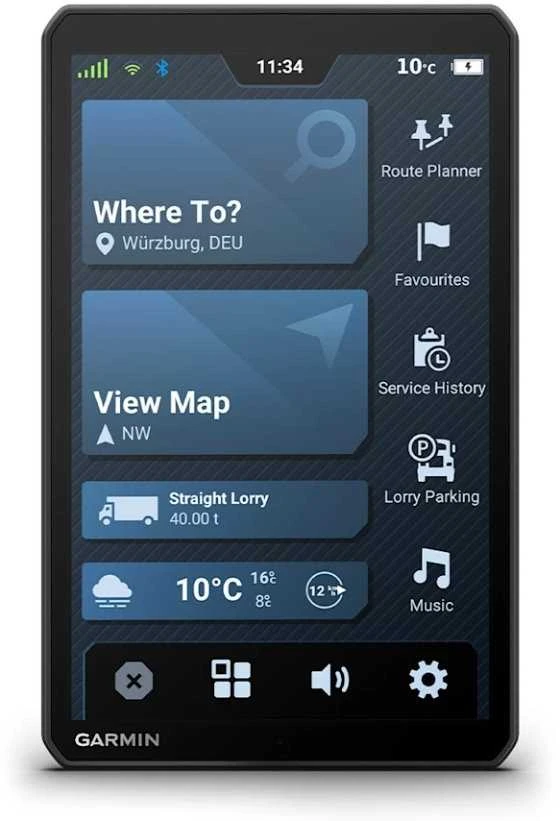 Garmin dēzl™ LGV820 8″ sunkvežimių navigatoriai su GPS