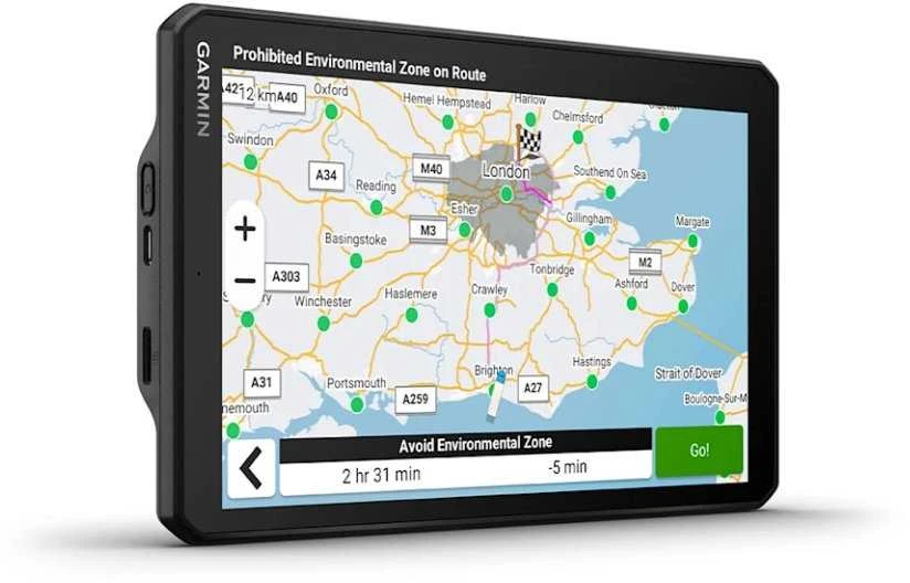 Garmin dēzl™ LGV820 8″ sunkvežimių navigatoriai su GPS