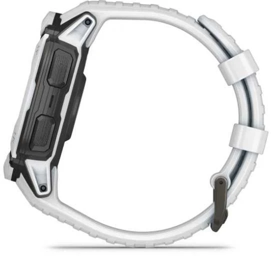 Išmanusis laikrodis Garmin Instinct 2X Solar, Juodos ir baltos spalvų korpusas su baltos spalvos dirželiu