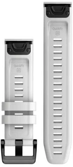 Garmin QuickFit® 22 mm silikoninis dirželis, Carrara baltos spalvos