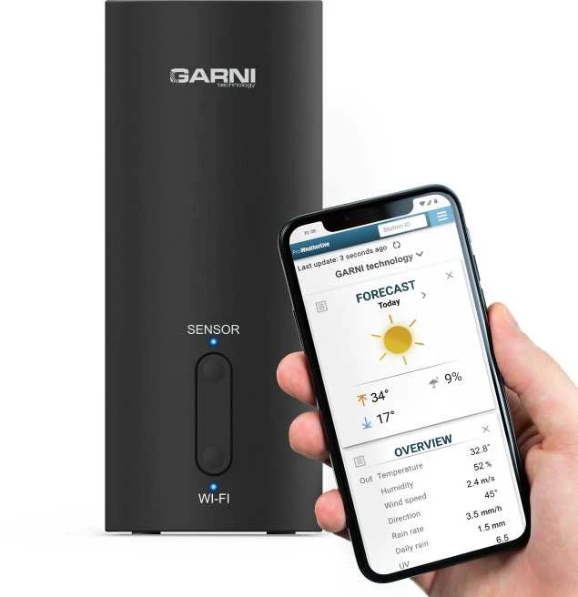 Garni Technology GARNI GTway Plus – „WiFi“ oro sąsaja