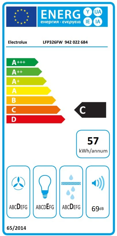 Gartraukis Electrolux LFP326FW