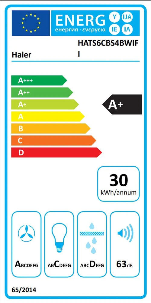 Gartraukis SURINKT GARŲ HATS6CBS4BWIFI HAIER