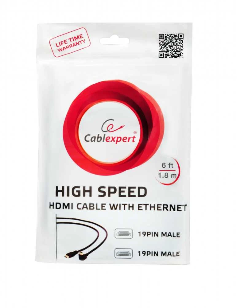 Gembird Cablexpert | CC-HDMI4-6 | Didelės spartos HDMI kištukas-kištukas kabelis | HDMI į HDMI | 1,8 m