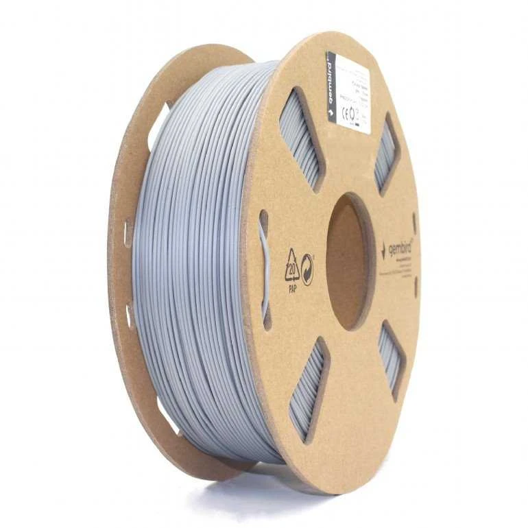 GEMBIRD 3DP-PLA+1.75-02-GR siūlas Gembird PLA-plus Pilkas 1,75mm 1kg