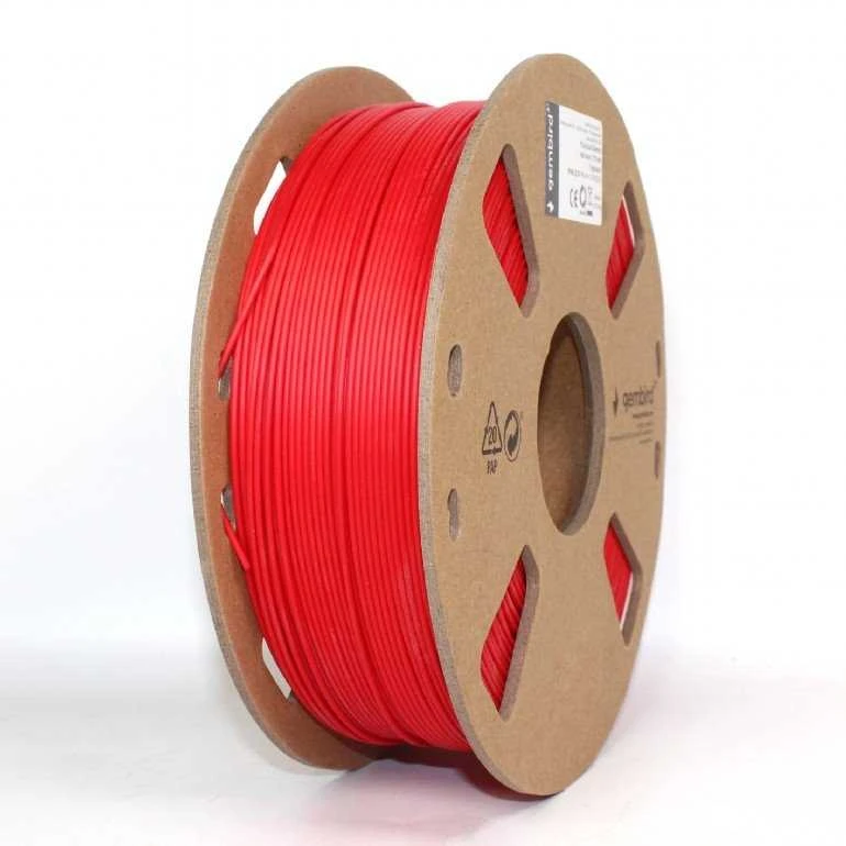 GEMBIRD 3DP-PLA+1.75-02-R siūlas Gembird PLA-plus Raudona 1,75mm 1kg