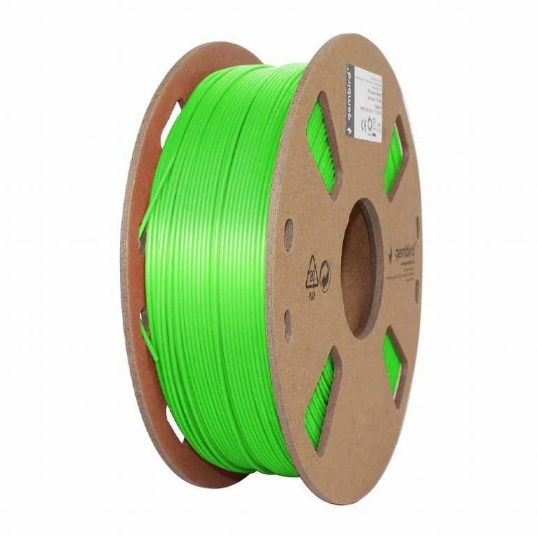 GEMBIRD 3DP-PLA+1.75-02-G siūlas Gembird PLA-plus Žalias 1,75mm 1kg