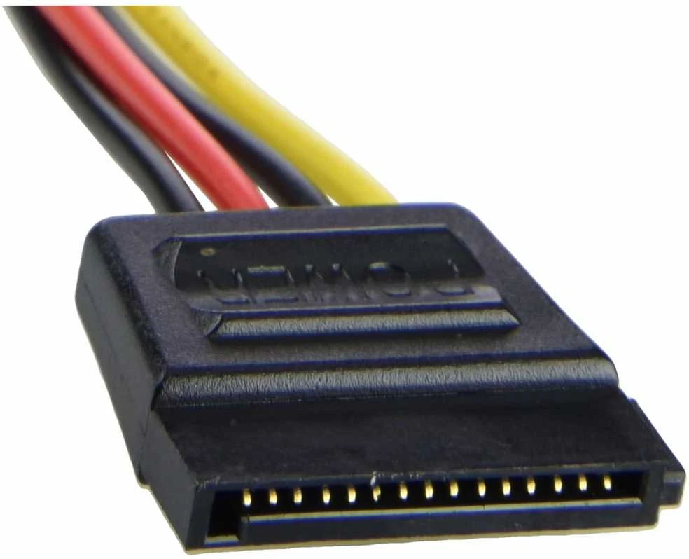 Gembird molex į SATA maitinimo adapteris, 15 cm