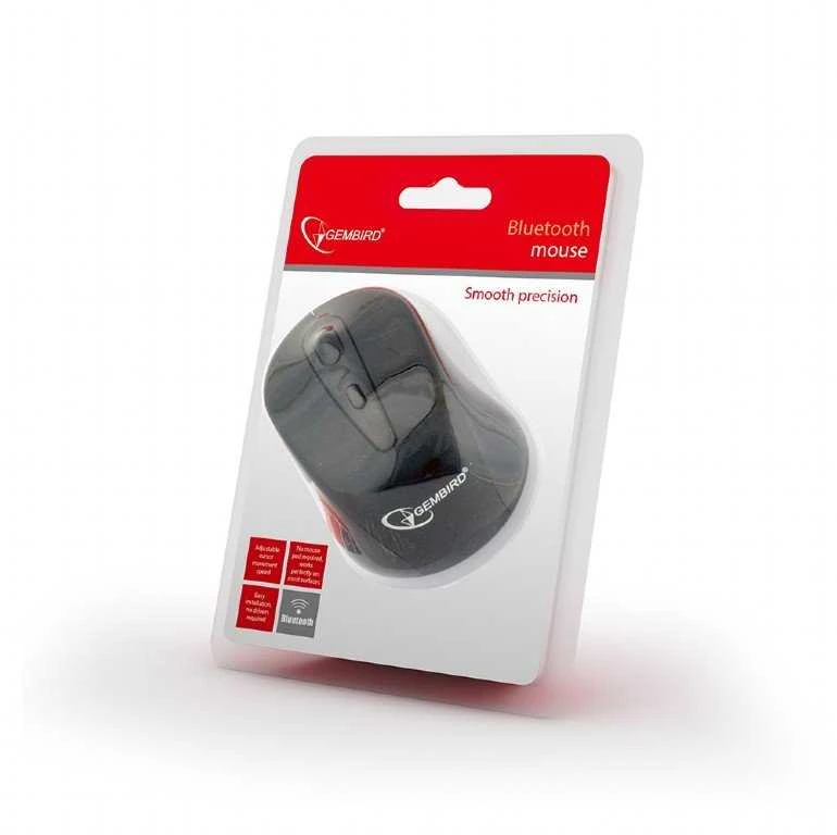 Gembird | MUSWB2 | Optinė Bluetooth pelė | 6 button | Juodas, Pilkas