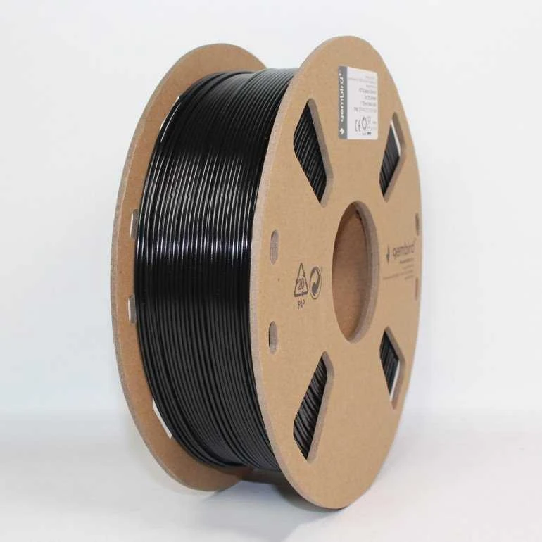 GEMBIRD PETG Filament Juodas 1.75mm 1kg