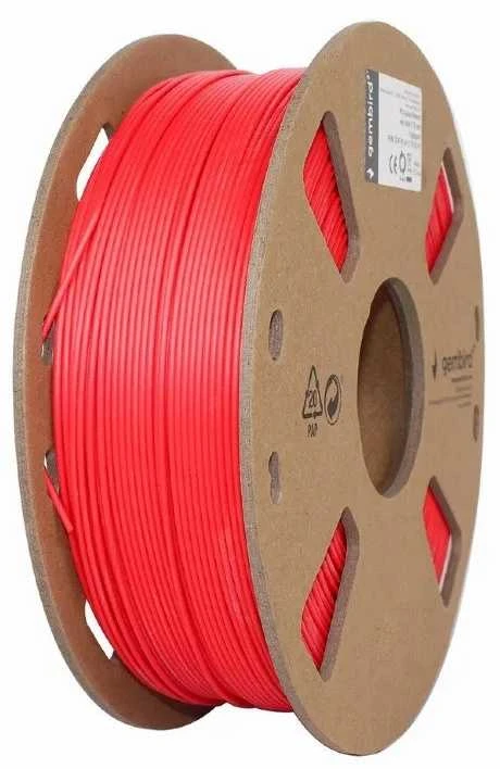 GEMBIRD 3DP-PLA1.75-01-FR Gembird PLA fluorescencinė raudona 1,75mm 1kg