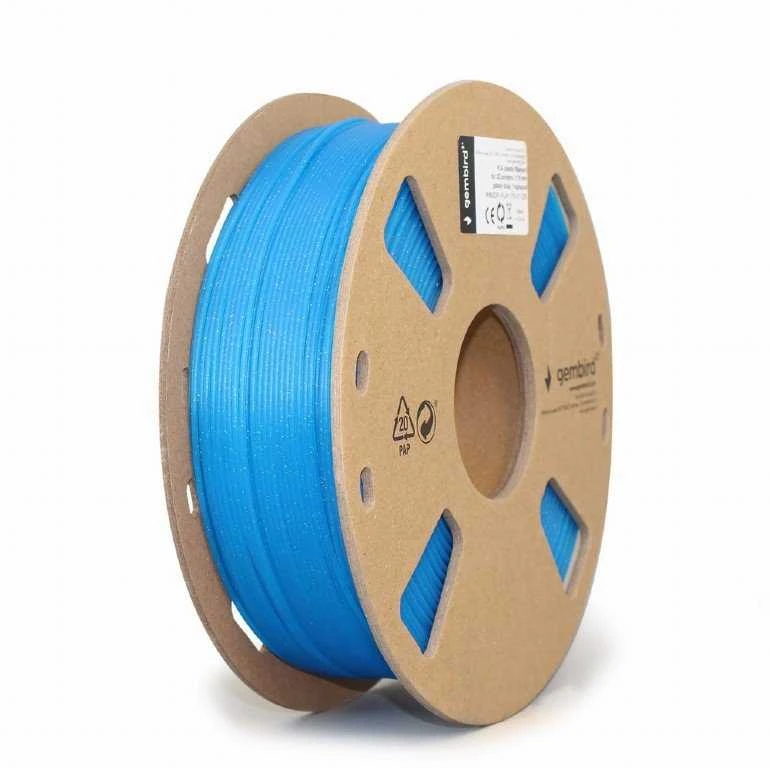 GEMBIRD 3DP-PLA1.75-01-GB siūlas Gembird PLA Galaxy Mėlyna 1,75mm 1kg