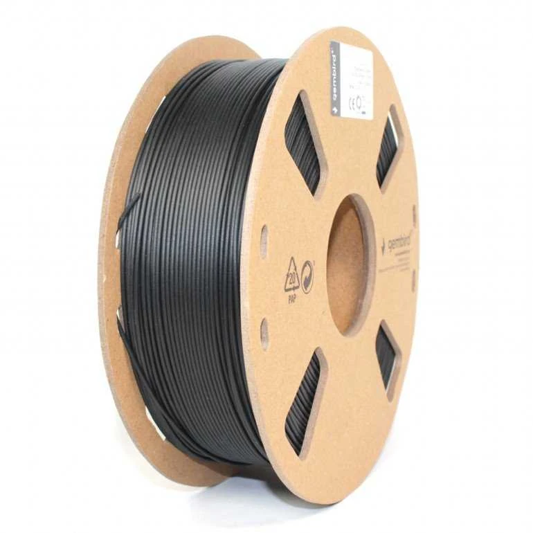 GEMBIRD 3DP-PLA1.75-01-BK Filament PLA Juodas 1.75mm 1kg