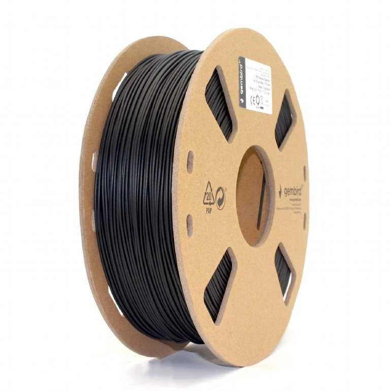 GEMBIRD 3DP-TPE1.75-01-BK Filament Gembird TPE FLEXIBLE Juodas 1,75mm 1kg