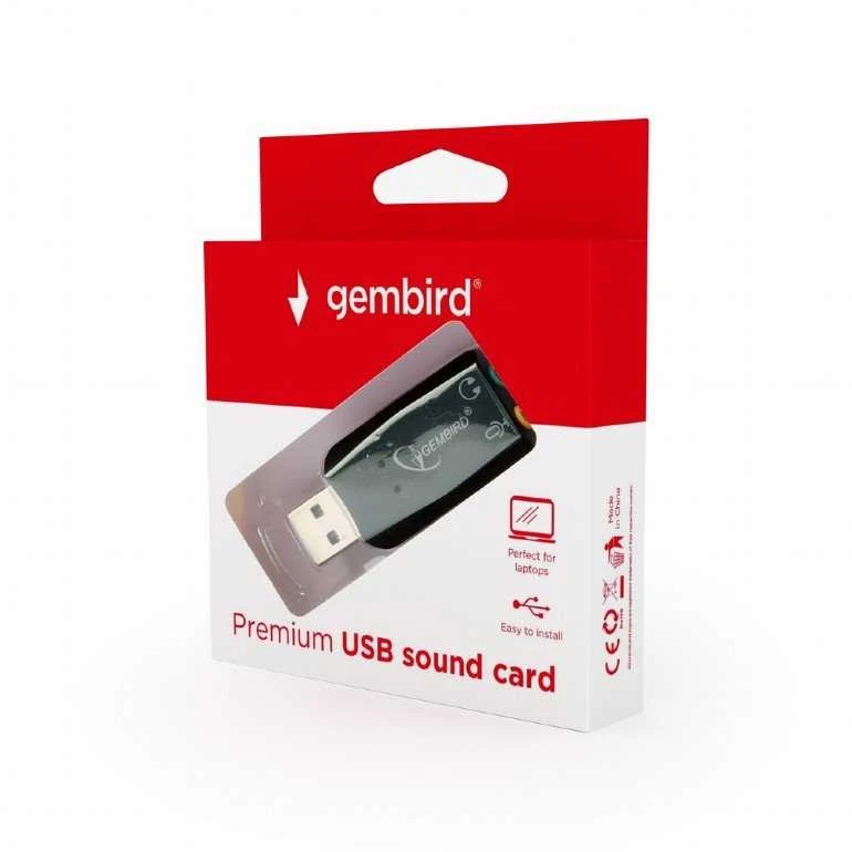 GEMBIRD SC-USB2.0-01 Gembird Premium USB garso plokštė, Virtus Plus