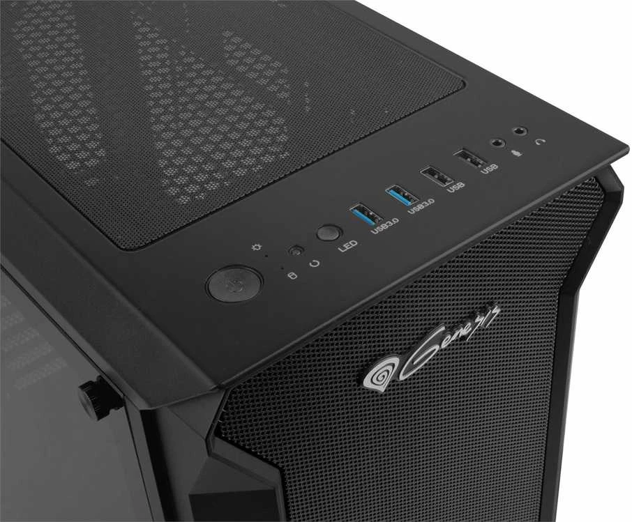 Genesis | PC Case | IRID 505 ARGB | Juodas | Midi-Tower