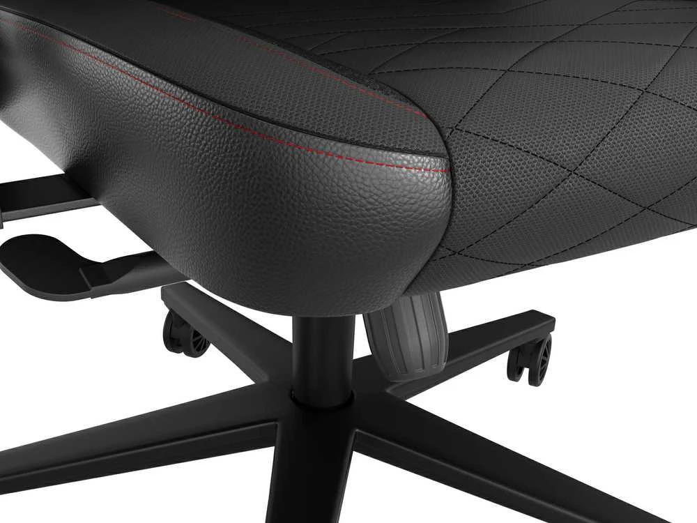 Genesis Gaming Chair Nitro 890 G2 Atlošo apmušalų medžiaga: Eko oda, Sėdynės apmušalų medžiaga: Eko oda, Pagrindo medžiaga: Metalas, Ratukų medžiaga: Nailonas su CareGlide danga | Juodas/Raudona
