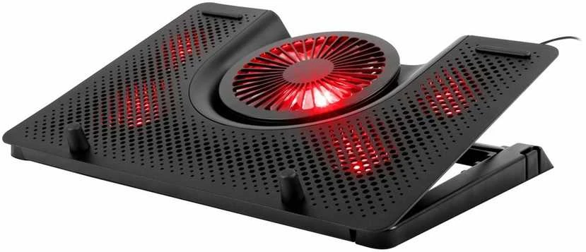 Genesis OXID 550 | nešiojamo kompiuterio aušinimo padas |  15.6-17.3 5 FANS, LED LIGHT, 1 USB | 400 x 280 x 55 mm |