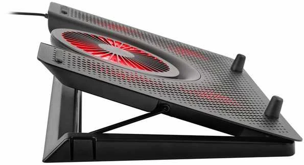 Genesis OXID 550 | nešiojamo kompiuterio aušinimo padas |  15.6-17.3 5 FANS, LED LIGHT, 1 USB | 400 x 280 x 55 mm |