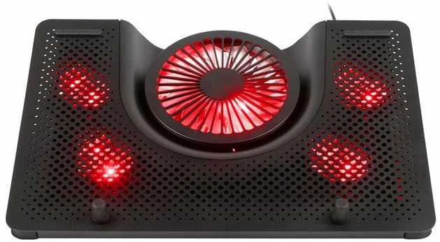 Genesis OXID 550 | nešiojamo kompiuterio aušinimo padas |  15.6-17.3 5 FANS, LED LIGHT, 1 USB | 400 x 280 x 55 mm |