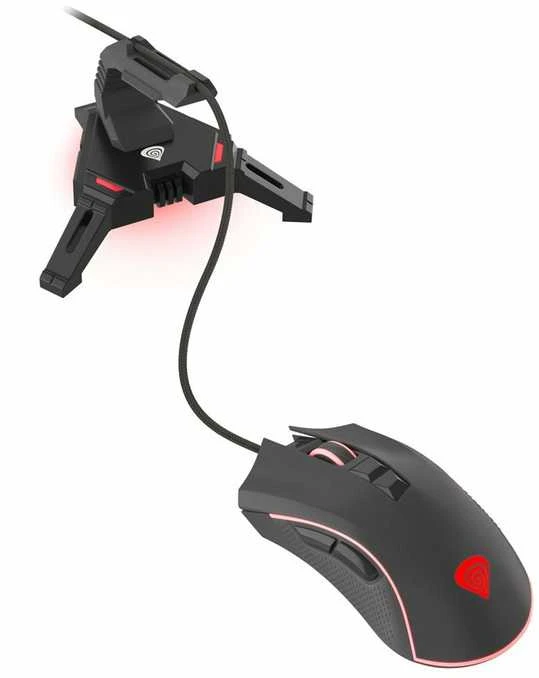 NATEC NBU-1441 Genesis pelė Bungee VANAD 300 + šakotuvas USB 4-jungtys
