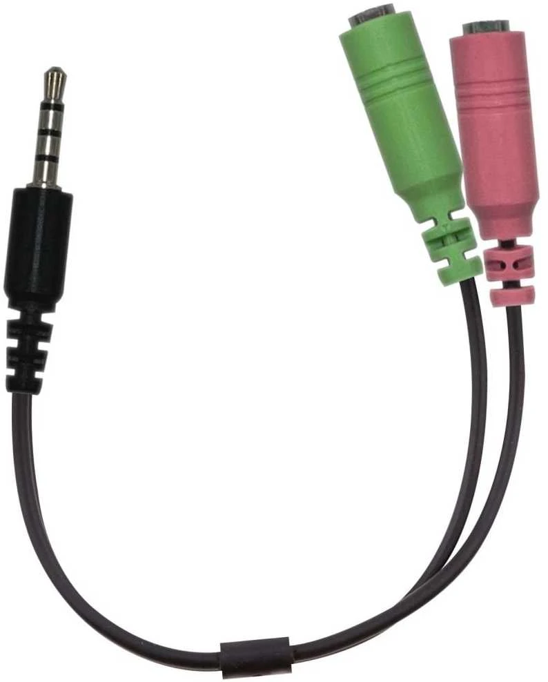 Garso skirstytuvas, ACC-100, Lizdas (3,5 mm) M - 2x Lizdas (3,5 mm) F, 0,2 m, stereo, juodas, Genius
