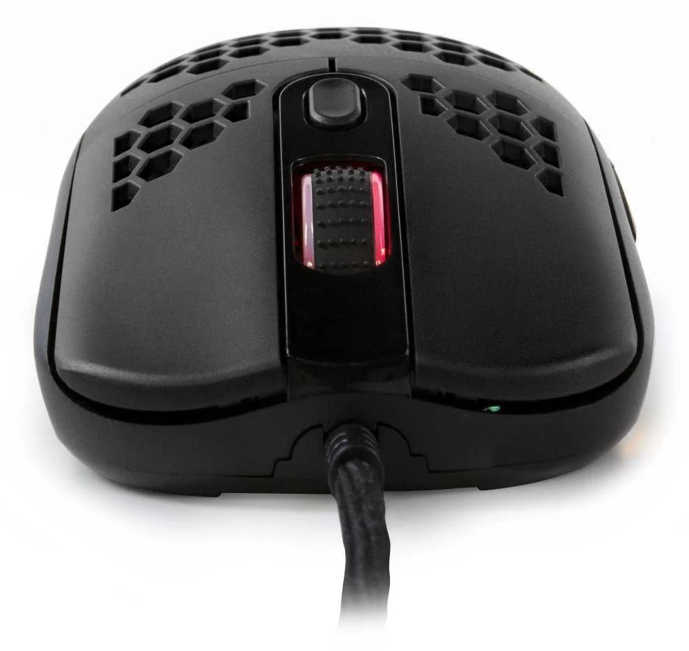Itin lengva Žaidimų Pelė Arozzi Favo, su RGB pašvietimu, Pixart 3389 sensorius, Omron 20M switches, Juoda