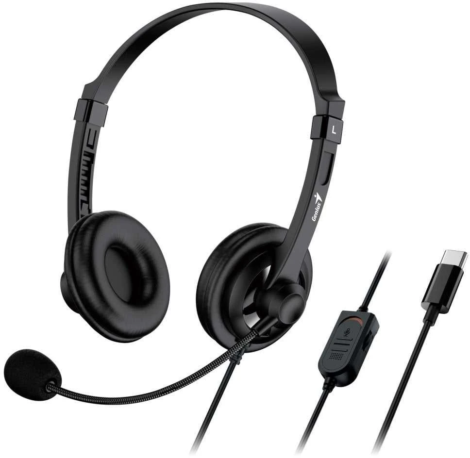 Genius HS-230U ausinės su USB-C jungtimi