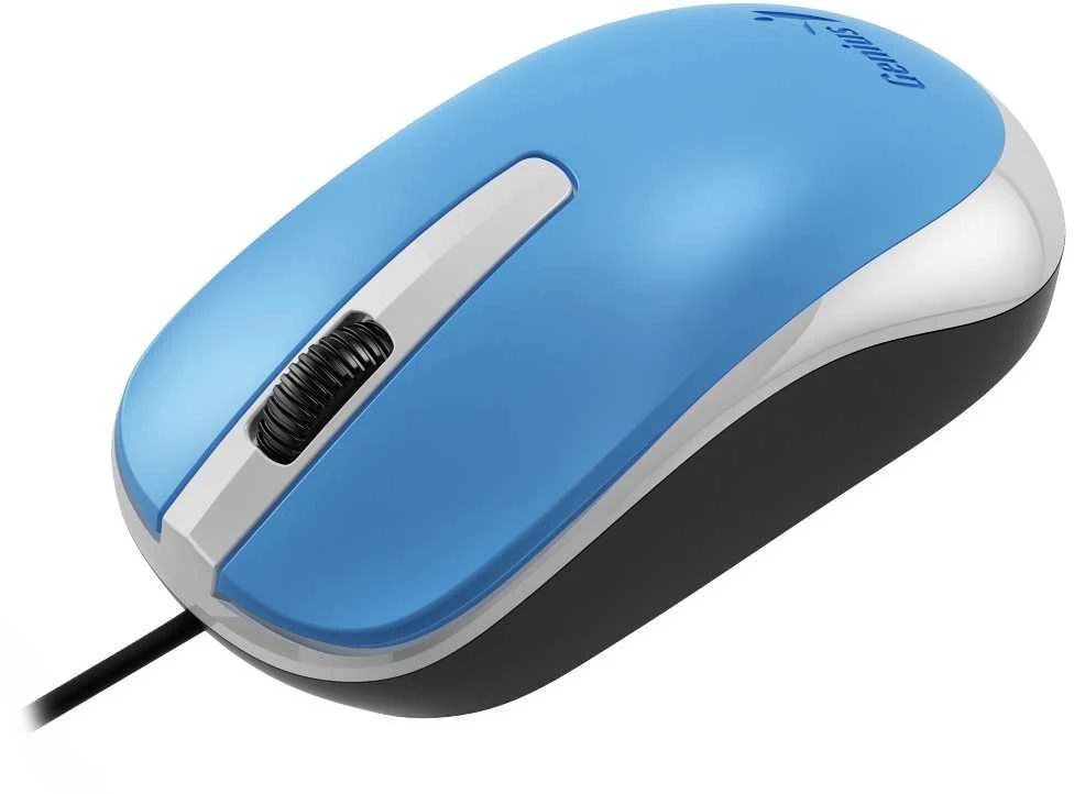 KYE 31010105108 Genius optinė pelė su laidu DX-120, Mėlyna
