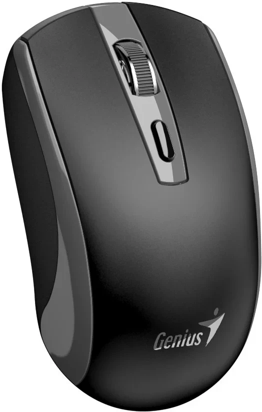 Genius ECO-8150 Bevielė pelė, juoda-pilka, 1200DPI